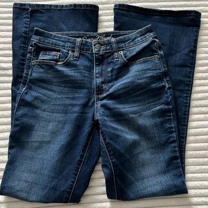 Universal thread Dark wash high rise flare leg jeans